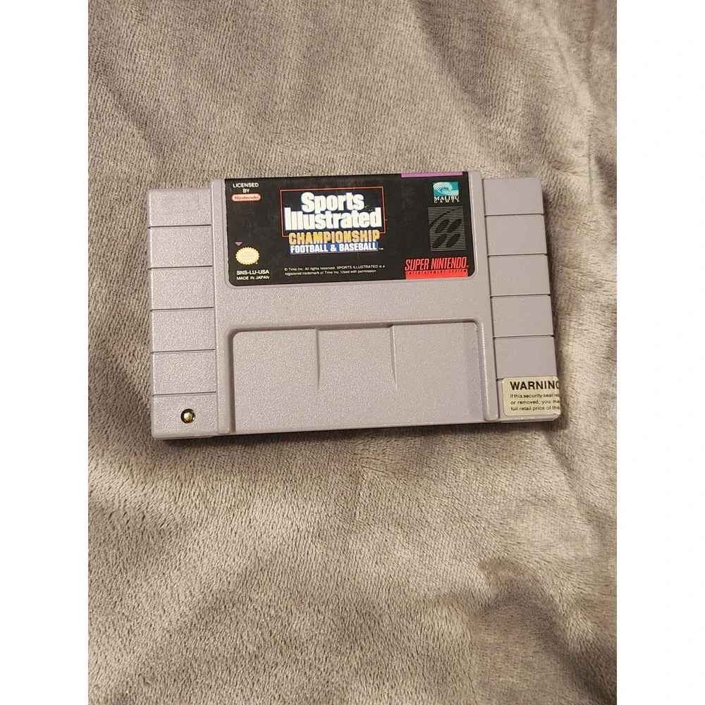 Sports Illustrated Championship Football & Baseball (Super Nintendo) SNES Game
